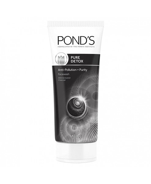 Pond's Pure White Anti Pollution Face Wash, 100g
